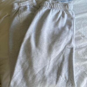 Light heather grey aritzia TNA mega sweatpants